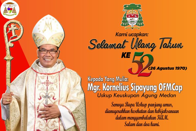 Selamat Ulang Tahun Uskup Agung Medan Ke-52