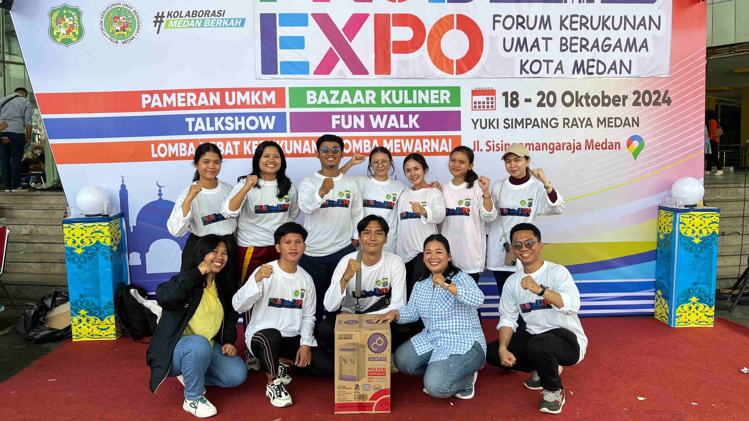 12a. FKUB Expo Kota Medan-compress Peserta Jalan Sehat mewakili KAM