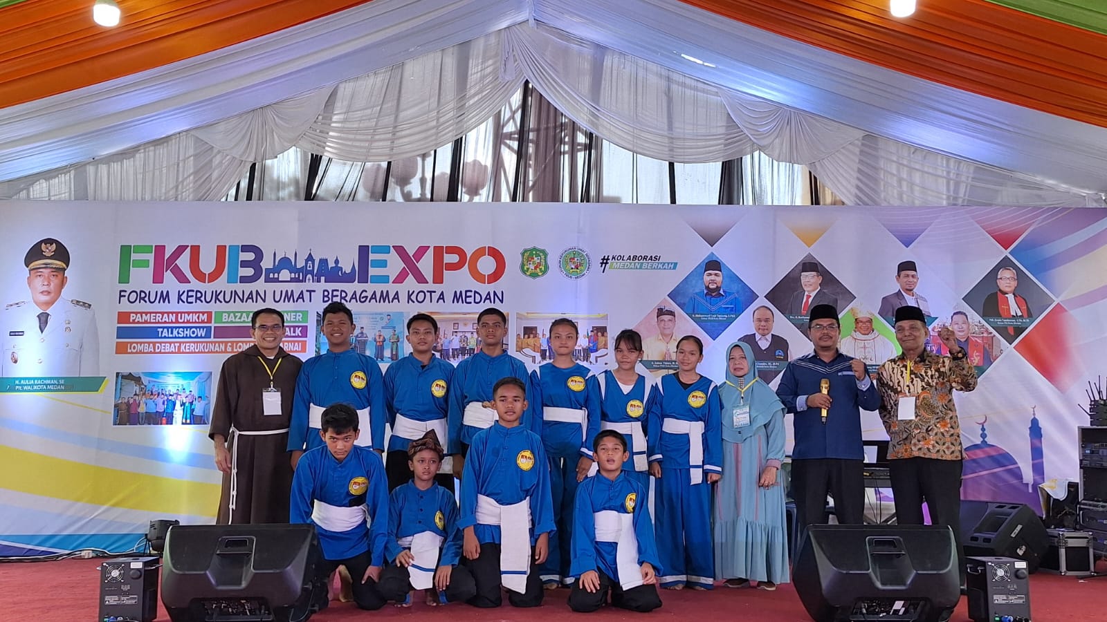 OMK Tj Selamat di FKUB Expo Kota Medan Pertunjukkan Bela Diri dari OMK KAM