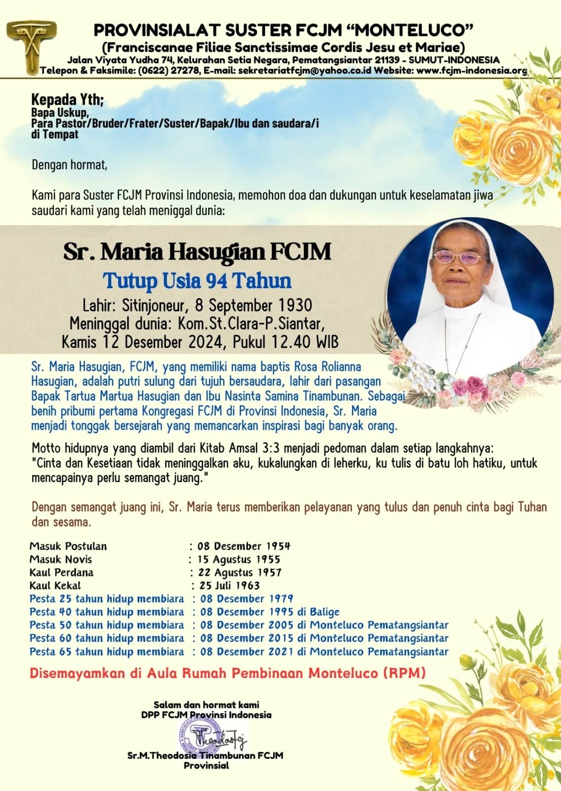 12-12-2024 RIP FCJM - Sr Maria Hasugian - Flyer-min