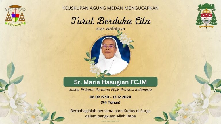 Rest in Peace Sr. Maria Hasugian FCJM