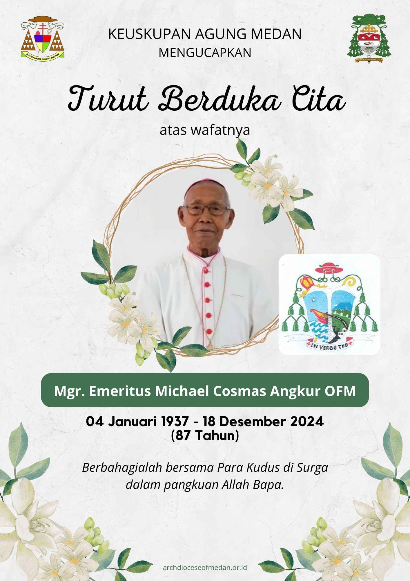 RIP Uskup Emeritus Bogor