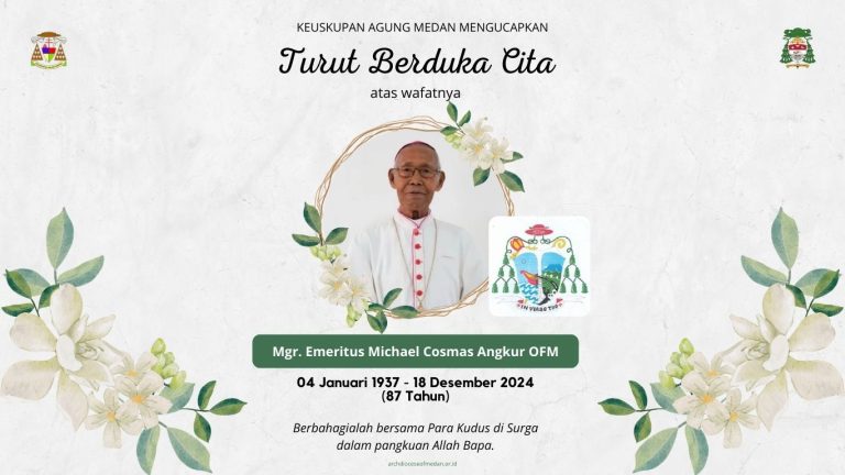 Requiescat in Pace Uskup Emeritus Michael C. Angkur OFM – Keuskupan Bogor