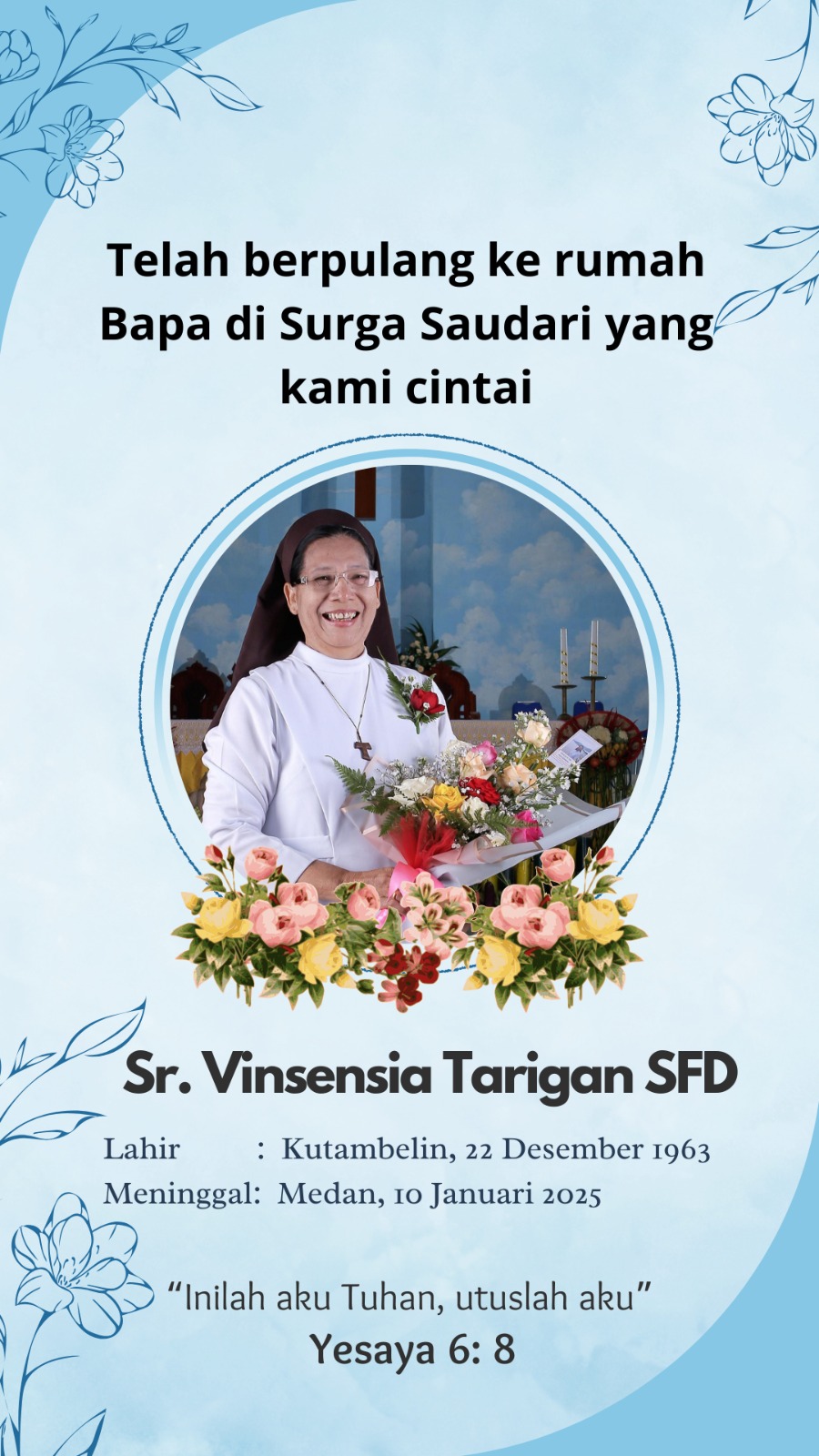 10-01-2025 RIP Sr Vinsensia Tarigan SFD - Sumber