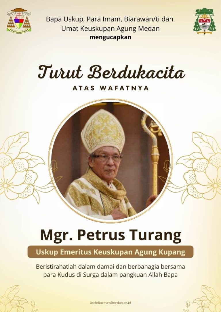 Beristirahat dalam Damai Mgr. Petrus Turang – Uskup Emeritus Keuskupan Agung Kupang
