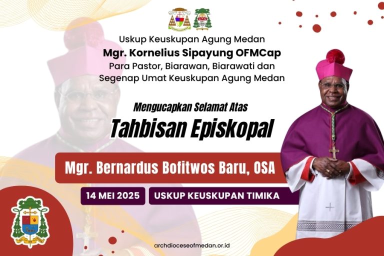 Proficiat Mgr. Bernardus Bofitwos Baru, OSA – Uskup Timika