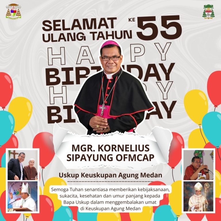 Selamat Ulang Tahun ke-55 Mgr Kornelius Sipayung OFMCap