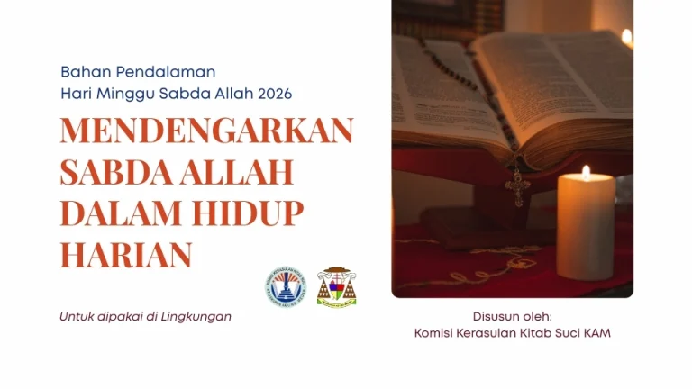 Bahan Pendalaman Hari Minggu Sabda Allah 2026 – Lingkungan