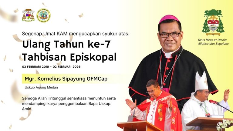 Ulang Tahun Tahbisan Episkopal ke-7 Mgr. Kornelius Sipayung OFMCap