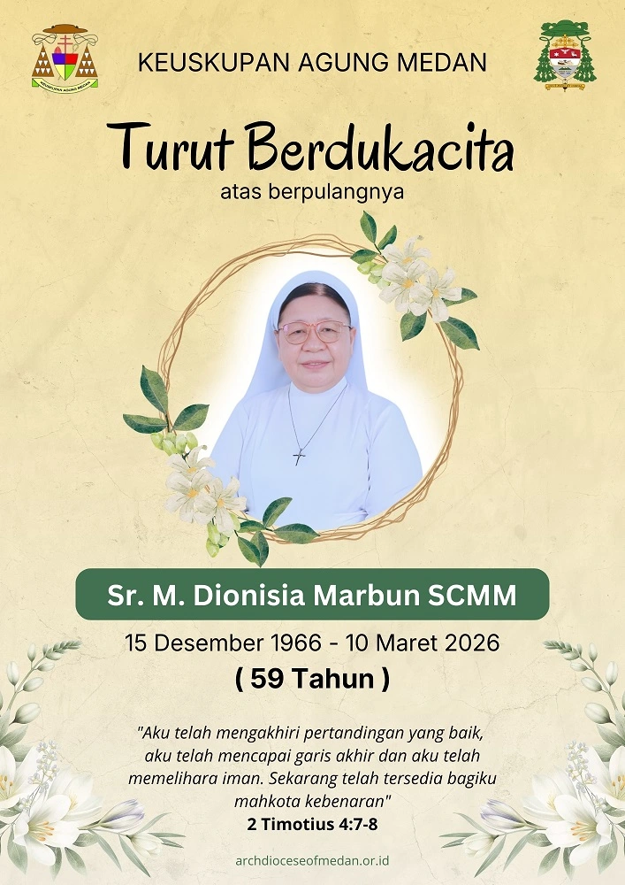 Selamat Jalan Sr. M. Dionisia Marbun, SCMM