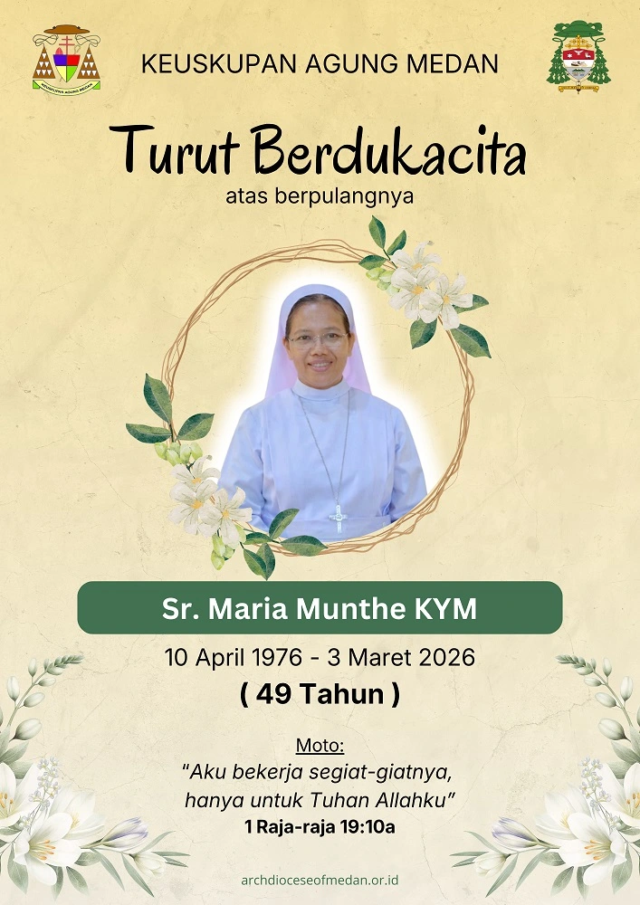 Selamat Jalan Sr. Maria Munthe KYM
