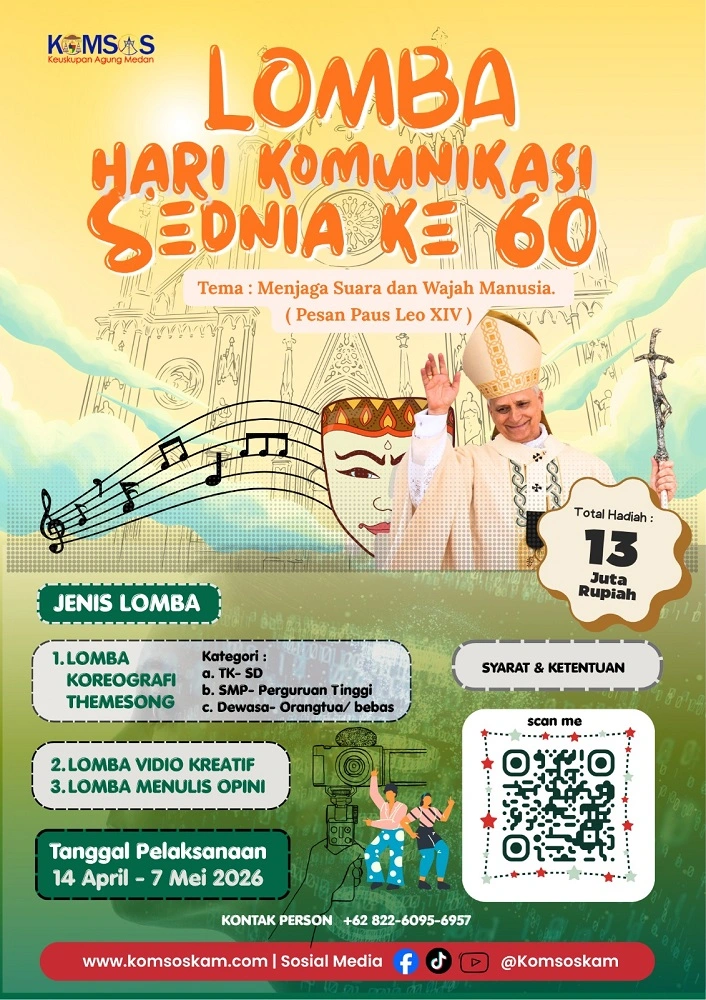 Ikuti Perlombaan Hari Komunikasi Sosial Sedunia ke 60