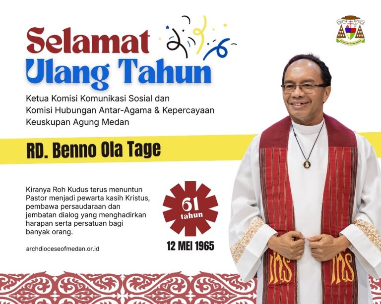 HBD RD Benno Ola Tage – Ketua Komisi Komunikasi Sosial & Hubungan Antar-Agama dan Kepercayaan KAM