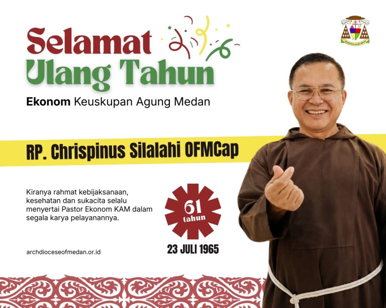 Selamat Ulang Tahun RP. Chrispinus Silalahi OFMCap – Ekonom KAM